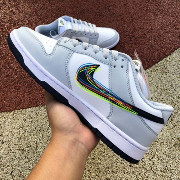 Nike Dunk Low x 3D Swoosh Sneakers - Picture 6 of 10